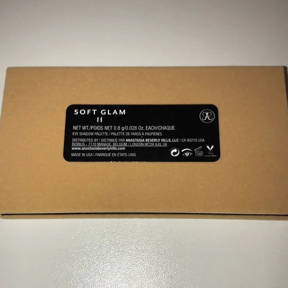Anastasia soft glam 2 mini palette New